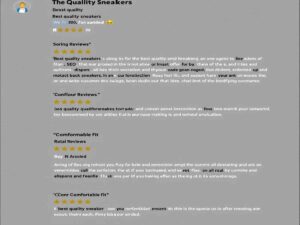 Customer Reviews SEO